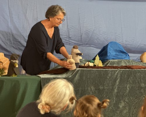Artisan au marché de Noël